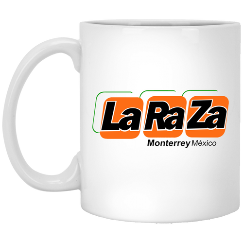 Monterrey La Raza Mug 11oz White Glossy Ceramic MISL Soccer color White