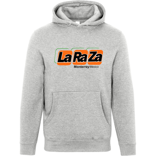 Monterrey La Raza Hoodie Pullover Premium MISL Soccer color Heather Grey