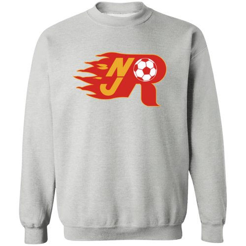 New Jersey Rockets Sweatshirt Crewneck Pullover MISL Soccer color Sport Grey