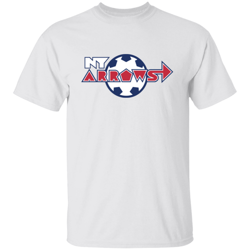 New York Arrows MISL T-shirt Major Indoor Soccer League Team Tee color White