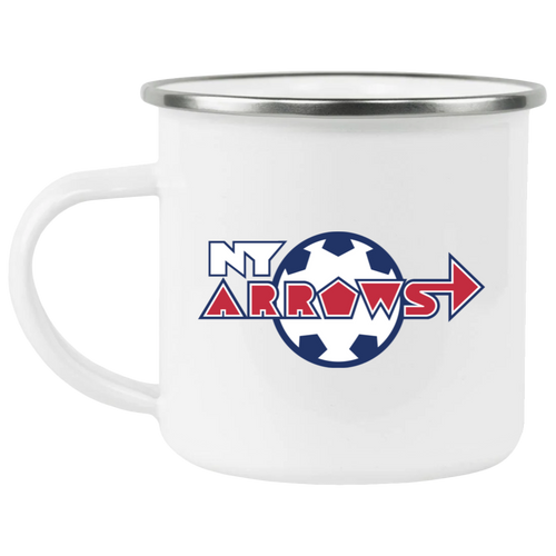 New York Arrows Camping Mug 12oz Enamel MISL Soccer