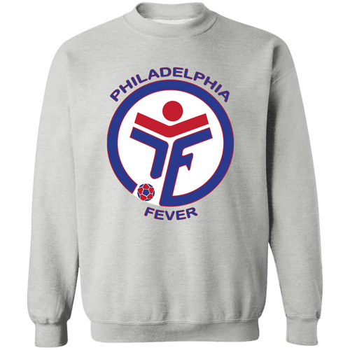 Philadelphia Fever Sweatshirt Crewneck Pullover MISL Soccer color Sport Grey