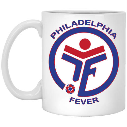 Philadelphia Fever Mug 11oz Glossy Ceramic MISL Soccer color White