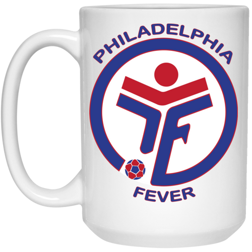 Philadelphia Fever Mug 15oz Glossy Ceramic MISL Soccer color White