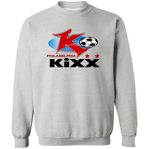 Philadelphia Kixx Sweatshirt Crewneck Pullover MISL Soccer color Sport Grey