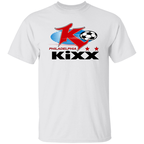 Philadelphia Kixx MISL T-shirt Major Indoor Soccer League Team Tee color White
