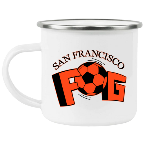 San Francisco Fog Camping Mug 12oz Enamel MISL Soccer