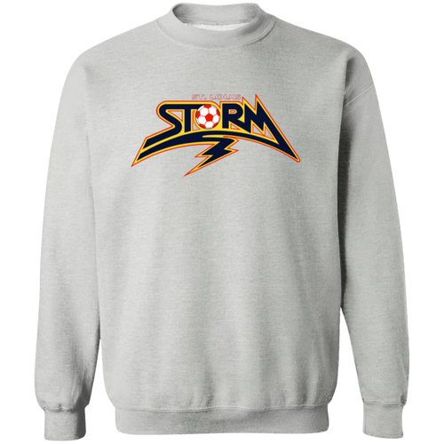 St. Louis Storm Sweatshirt Crewneck Pullover MISL Soccer color Sport Grey