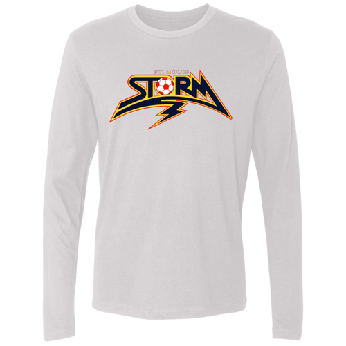 St. Louis Storm Long Sleeve Shirt MISL Soccer color White