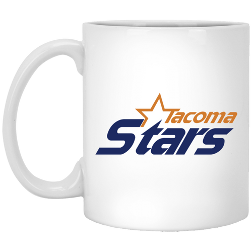 Tacoma Stars Mug 11oz Glossy Ceramic MISL Soccer color White