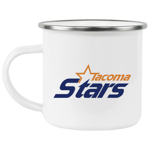 Tacoma Stars Camping Mug 12oz Enamel MISL Soccer