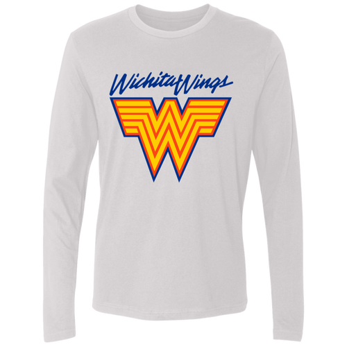 Wichita Wings Long Sleeve Shirt MISL Soccer color White