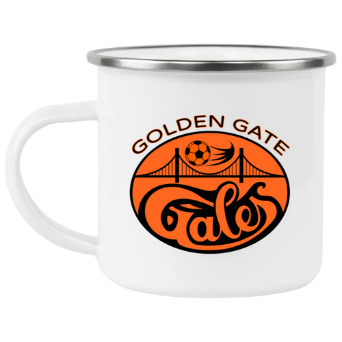 Golden Gate Gales Camping Mug 12oz Enamel ASL Soccer