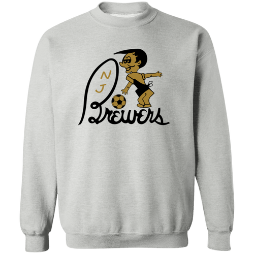New Jersey Brewers Sweatshirt Crewneck Pullover ASL Soccer color Sport Gray