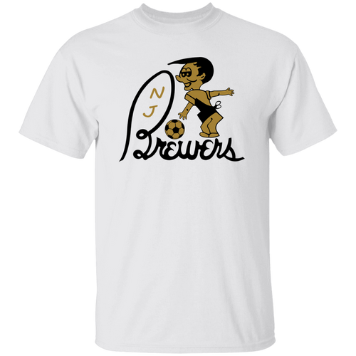New Jersey Brewers T-shirt ASL Soccer team color white