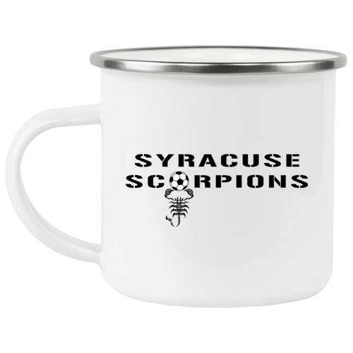 Syracuse Scorpions Camping Mug 12oz Enamel ASL Soccer