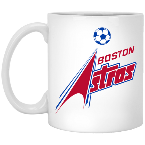Boston Astros Mug 11oz White Glossy Ceramic ASL Soccer
