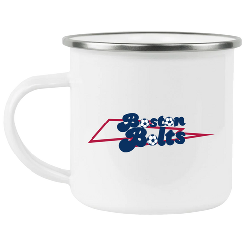 Boston Bolts Camping Mug 12oz Enamel ASL Soccer