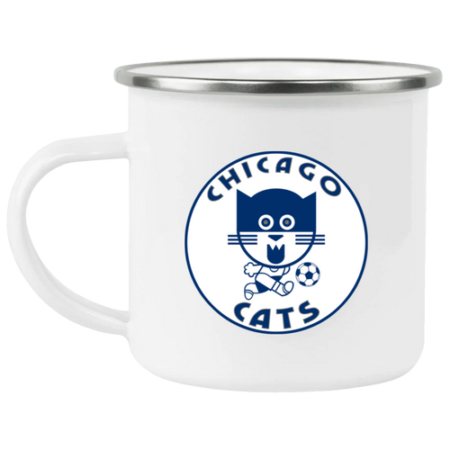 Chicago Cats Camping Mug 12oz Enamel ASL Soccer
