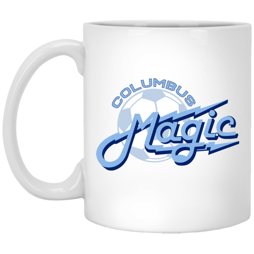 Columbus Magic Mug 11oz White Glossy Ceramic ASL Soccer