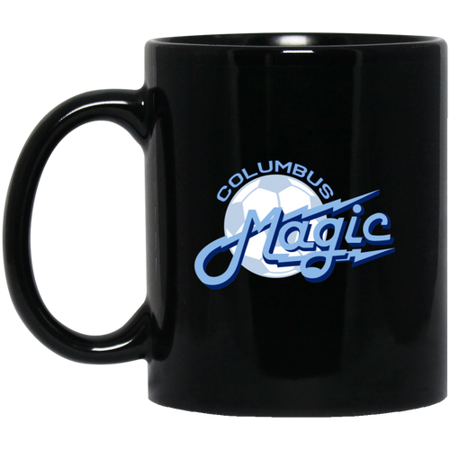 Columbus Magic Mug 11oz Black Glossy Ceramic ASL Soccer