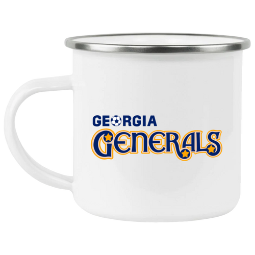 Georgia Generals Camping Mug 12oz Enamel ASL Soccer