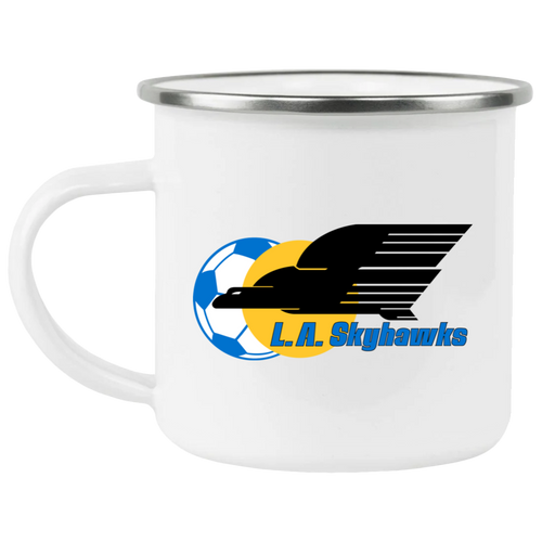 Los Angeles Skyhawks Camping Mug 12oz Enamel ASL Soccer