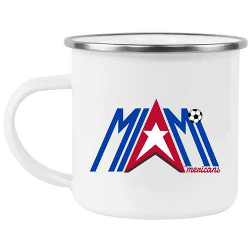 Miami Americans Camping Mug 12oz Enamel ASL Soccer