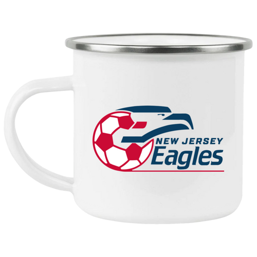 New Jersey Eagles Camping Mug 12 oz. Enamel ASL Soccer