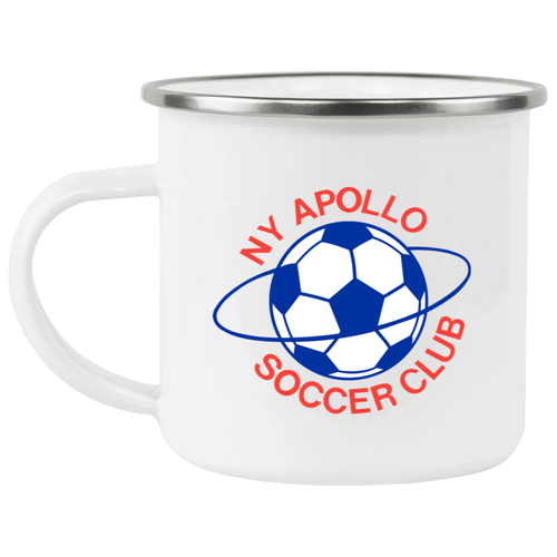 New York Apollo Camping Mug 12 oz. Enamel ASL Soccer