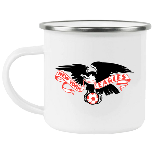 New York Eagles Camping Mug 12 oz. Enamel ASL Soccer