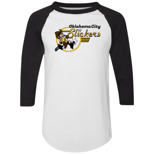 Oklahoma City Slickers Raglan Shirt Colorblock ASL Soccer color White/Black
