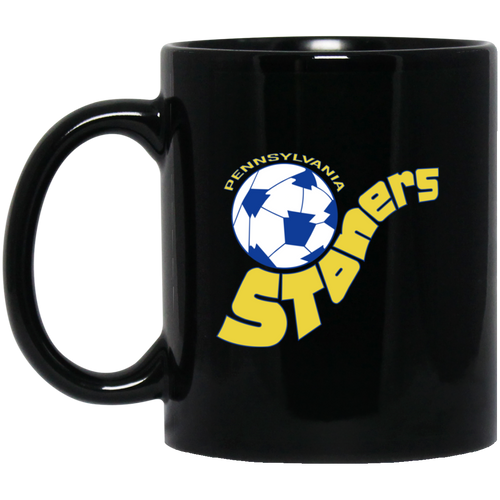 Pennsylvania Stoners Mug 11 oz. Black Glossy Ceramic ASL Soccer