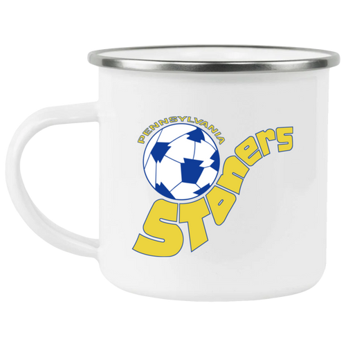 Pennsylvania Stoners Camping Mug 12 oz. Enamel ASL Soccer