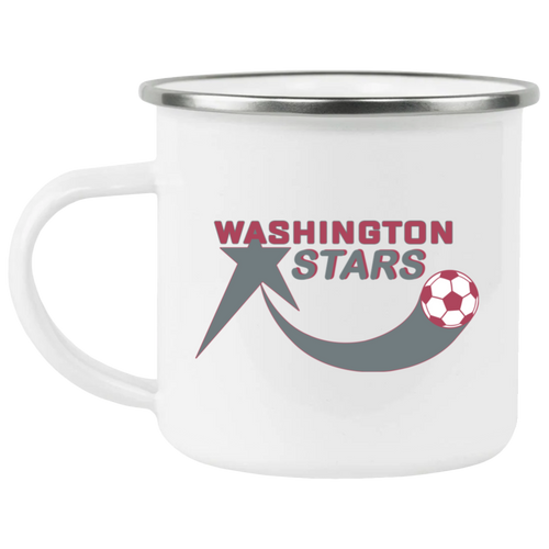 Washington Stars Camping Mug 12 oz. Enamel ASL Soccer
