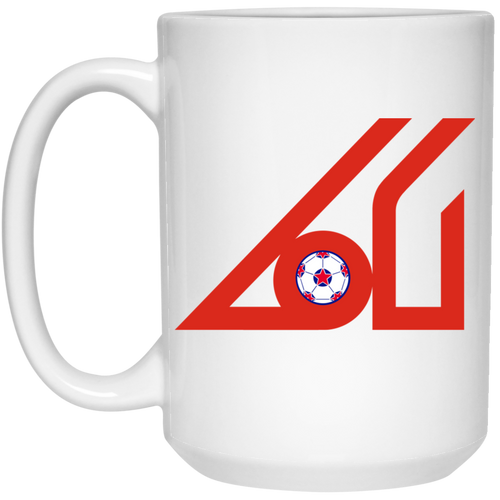Atlanta Apollos Mug 15 oz. White Glossy Ceramic |NASL Soccer