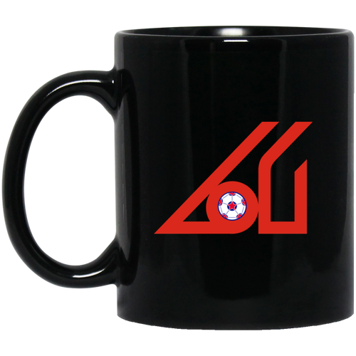 Atlanta Apollos Mug 11 oz. Black Glossy Ceramic NASL Soccer