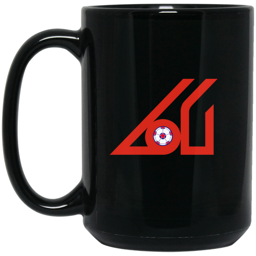 Atlanta Apollos Mug 15 oz. Black Glossy Ceramic NASL Soccer