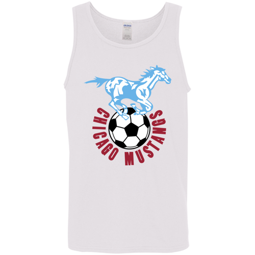 Chicago Mustangs Tank Top Classic NASL Soccer color White