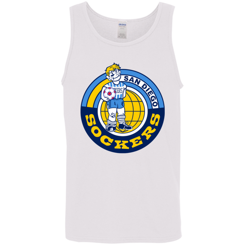 San Diego Sockers Tank Top Classic NASL Soccer color White