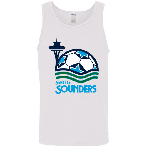 Seattle Sounders Tank Top Classic NASL Soccer color White