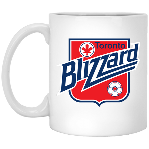 Toronto Blizzard Mug 11 oz. Glossy Ceramic NASL Soccer color White