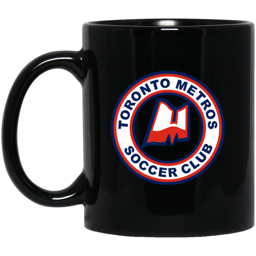 Toronto Metros Mug 11 oz. Black Glossy Ceramic NASL Soccer