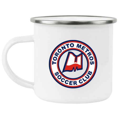 Toronto Metros Camping Mug 12 oz. Enamel NASL Soccer color White