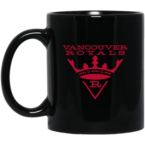 Vancouver Royals Mug 11 oz. Black Glossy Ceramic NASL Soccer