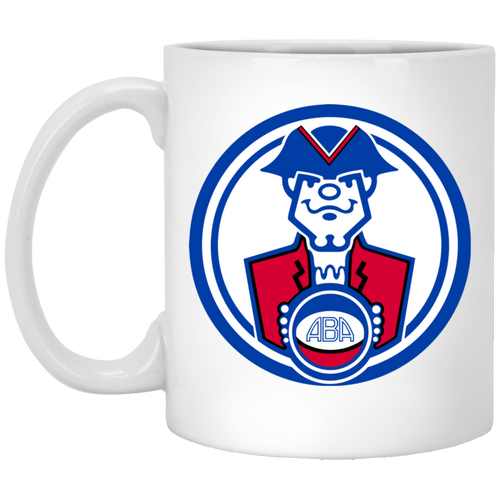 Virginia Squires Mug 11 oz. White Glossy Ceramic ABA Basketball Team