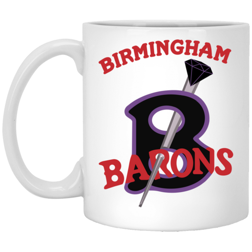 Birmingham Black Barons Mug 11 oz. Ceramic Negro Leagues Baseball Team color White