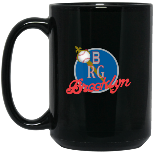 Brooklyn Royal Giants Mug 15 oz. Black Glossy Ceramic Negro Leagues Baseball Team