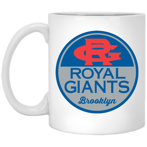 Brooklyn Royal Giants Mug 11 oz. Ceramic Negro Leagues Baseball Team color White