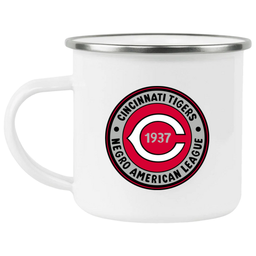 Cincinnati Tigers Camping Mug 12 oz. Enamel Negro Leagues Baseball Team